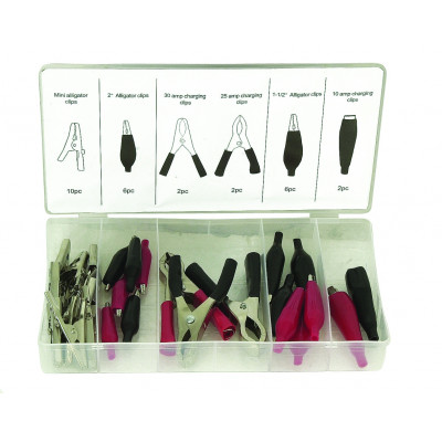Assortiment 28 pinces crocodile - Sodise | 14108