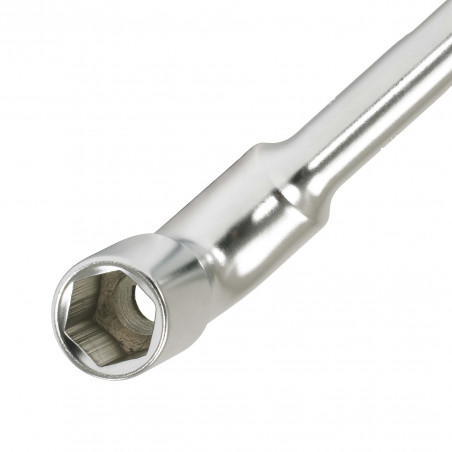 Clé à pipe débouchée CHROMEmat 27 mm - 6 x 6 pans - KSTools | 517.0427