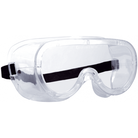 Lunettes masques, Monture MONOLUX PVC souple - Ecran polycarbonate incolore-LUX OPTICAL