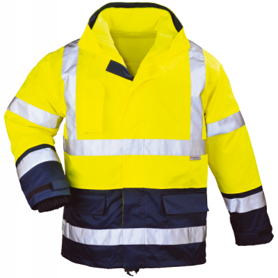 Full AIRPORT Parka Breathane 4/1 jaune/marine, 7AIFY Coverguard