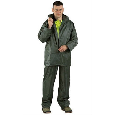 Ensemble de pluie souple vert, 50502 Coverguard