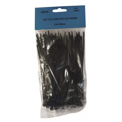 Colliers nylon 4,8 x 180 - sachet de 100 - Sodise | 16871