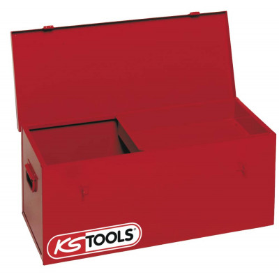 Coffre de chantier avec plateau 1000x480x365 mm | KSTOOLS 999.0195