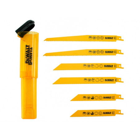 6 lames pour scie sabre Dewalt | DT2444