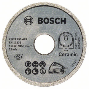 Disque à tronçonner diamanté Standard for Ceramic Accessoire Bosch pro outillage 2609256425