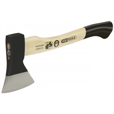 Hachette canadienne, tete 800 G, manche HICKORY maintenu avec coins en acier KS Tools | 140.2063