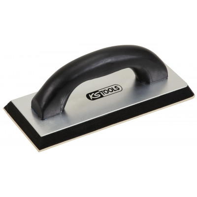 Platoir 100 X 300 mm - semelle caoutchouc noire - manche plastique - KS Tools | 144.0507