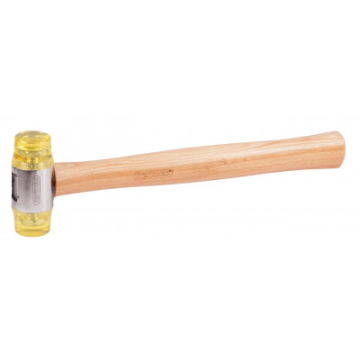 Maillet à embout plastique 340g - tête Ø 35mm - avec manche frêne galbé KS Tools | 140.5202