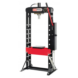 Description | Presse hydraulique, 20 tonnes à pompe hydraulique 2 vitesses - KS Tools | 160.0113