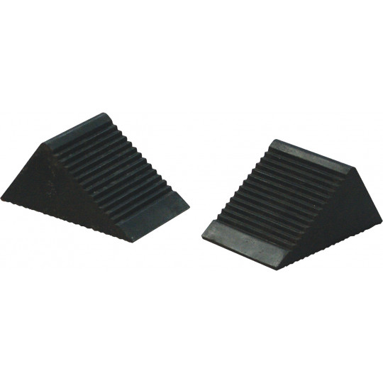 Silverline Cales De Roues Repliables Acier | Paire Orange Haute Visibilité | Pour Voitures, Caravanes, Camping-cars