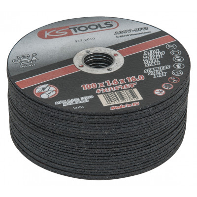 Disques à tronçonner 100 mm par 25 pièces - KS Tools | 337.2010