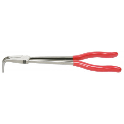 Pince électronique standard à bec demi-rond coudée 90°, extra-longue, 270 mm KS Tools | 500.7053