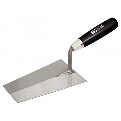 Truelle italienne carrée - lame acier - manche bois - 240 mm KS Tools | 144.0125