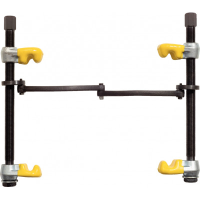 Compresseur ressort - barre de sécurité et crochets revêtement plastifié 240 mm - KS Tools | 670.0031