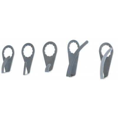 Lame de grattoir pour couteau à pare-brise, courbée, L. 90 mm - KS Tools | 515.5096
