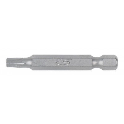 Boite de 5 embouts de vissage TORX percé, L.50 mm - 1/4" - T27" - KS Tools | 911.2792
