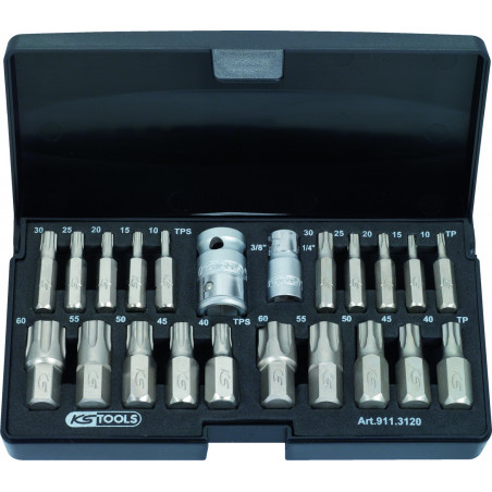 Embout De Vissage XZN M4 KS Tools 911.2341 - Entraînement 6,35 Mm, Longueur 25 Mm - Acier Nickelé - 10