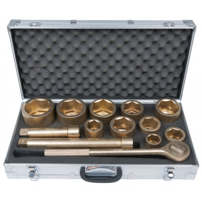 Coffret de douilles BRONZEplus 1", 23 pièces - KS Tools | 963.1066