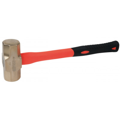 Massette octogonales BRONZEplus manche tri-matière, tête 8000g, 900mm - KS Tools | 963.2091