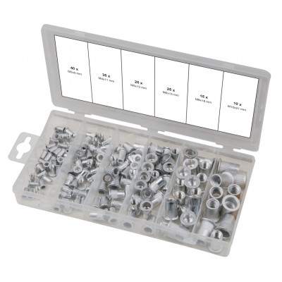Assortiment d'inserts taraudés aluminium, 150 pcs - KS Tools | 970.0620