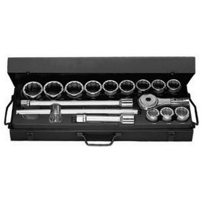Coffret de douilles 3/4" 12 pans de 34 à 55 mm- Facom | K.432E