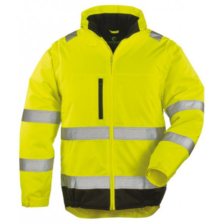 Veste 2 en 1 HI-WAY Xtra - polyester -  jaune et noire - Coverguard | 7HWXY
