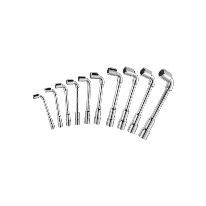 Clé à Pipe FACOM 75.7 - 6 Pans, Ouverture 7 Mm, Longueur 106 Mm - Chromée Satinée
