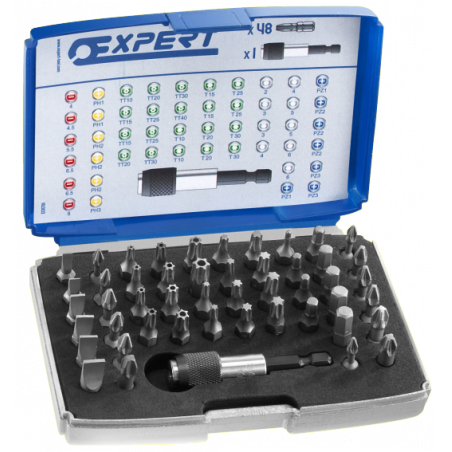 E131701 Expert Coffret d'embouts 1/4" - 49 pièces