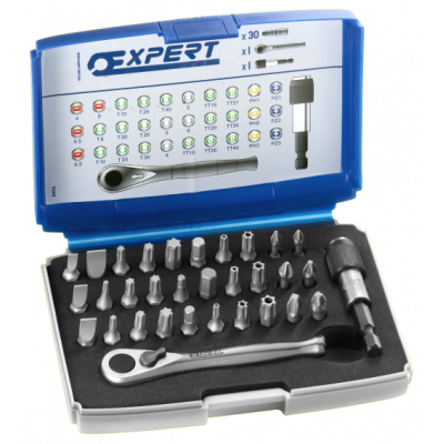 E131702 Expert Coffret d'embouts 1/4" - 32 pièces