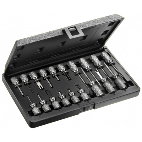 E201801 Expert Jeu de 19 outils pour extraction de fiches de connecteurs