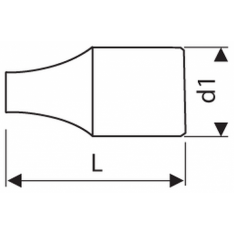 Embouts adaptateurs pour extracteurs U.301 / U.302 sur masse à inertie  U.49AM Facom - réf. U.301E2 - Rubix