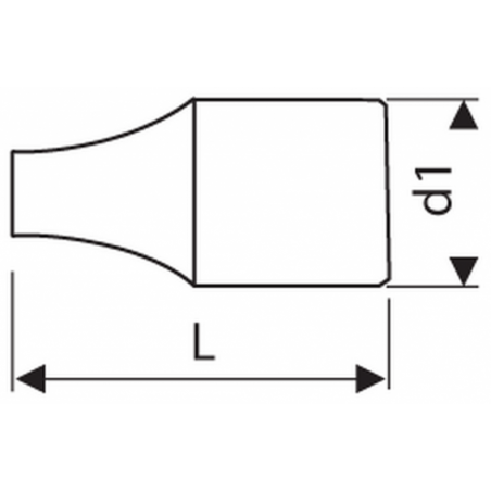 E113711 Expert Douille 1/2" porte-embouts 5/16"