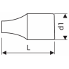 E113711 Expert Douille 1/2" porte-embouts 5/16"