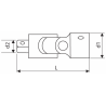 E033801 Expert Cardan 3/4" pour barre
