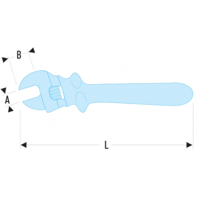 Clé à molette Facom n°113/18 - Bricolage