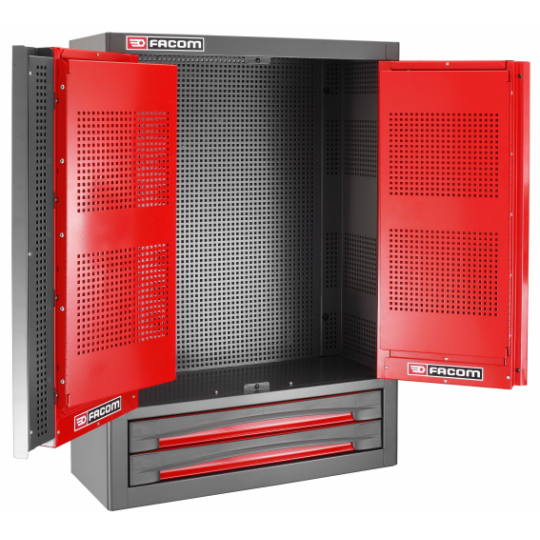 2202XL Armoire atelier murale 2 tiroirs + volet hauteur 1000mm