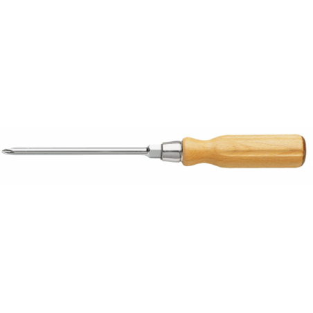 ATHH.P2 Facom ATHH.P - Tournevis manche bois pour vis cruciformes Phillips® - lame avec 6 pans