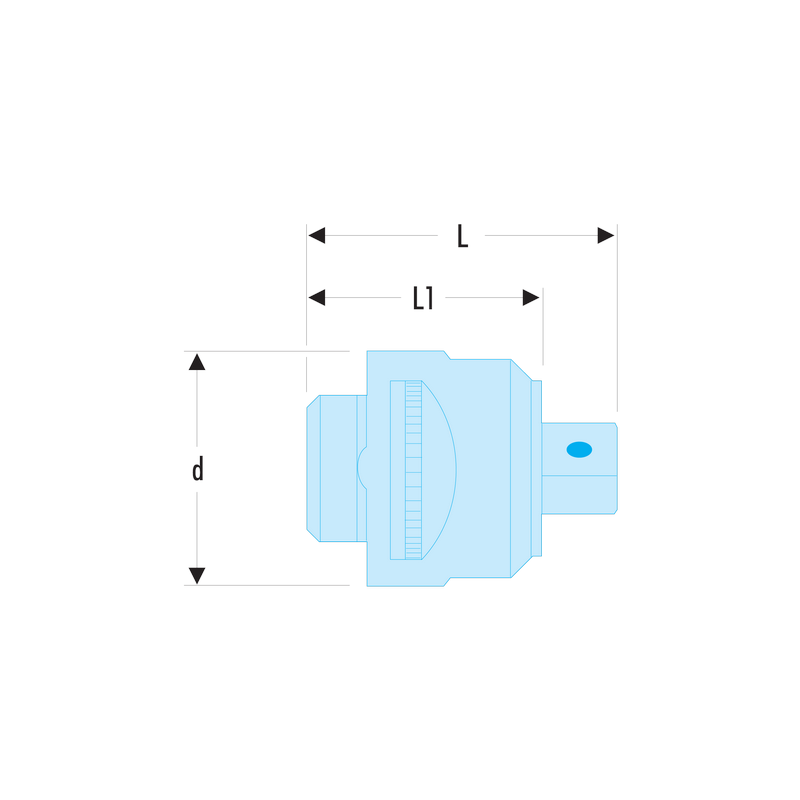 S.156 Facom Cliquet 1/2" intercalaire