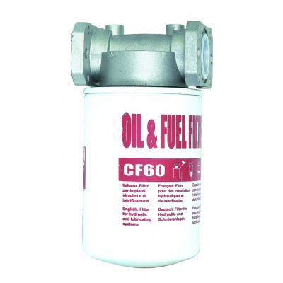 Filtre à gasoil et huile - 70 L/mn - filtre + tête - Sodise | 08419