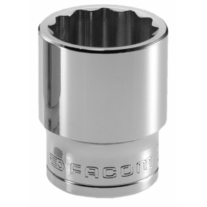 S.14 Facom S - Douilles 1/2" 12 pans métriques