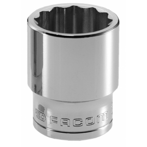 S.19 Facom S - Douilles 1/2" 12 pans métriques