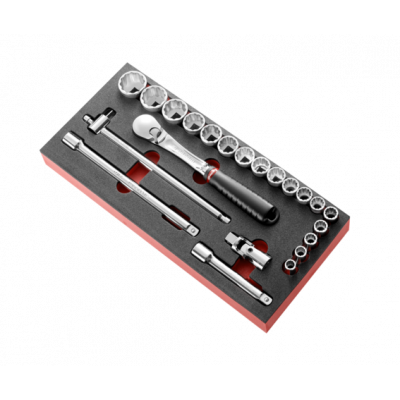 MODM.SL161-212U Facom Module mousse douilles 1/2" 12 pans en pouces - MODM.SL161-212U