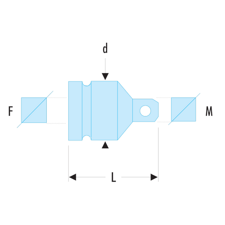 NJ.230A Facom NJ.A - Réducteur, augmentateur impact 3/8"