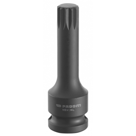 NSV.10L Facom NSV.L - Douilles longues impact 1/2" XZN® mâles