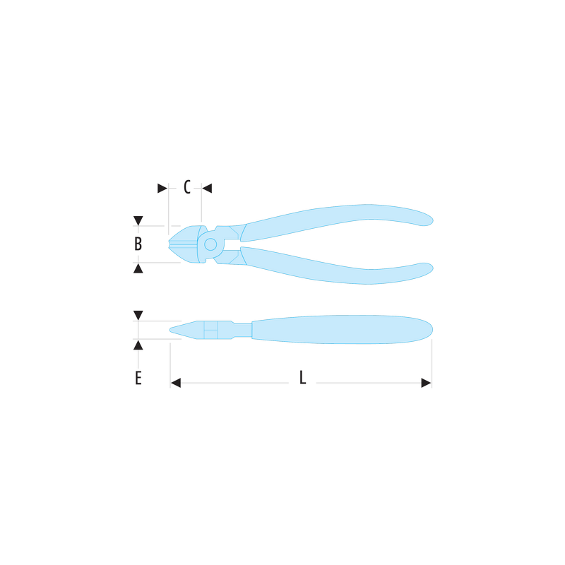 405.15 Facom Pince coupante diagonale "compact"