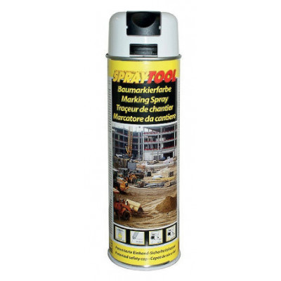 LOT 12 X 10184 TRACEUR CHANTIER ROUGE FLUO 500ML - Sodise | 10194