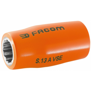 S.9AVSE Facom S.AVSE - Douilles 1/2" 12 pans isolées 1000 Volts série VSE