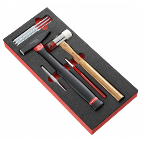 MODM.MI7 Facom Module mousse outils de frappe avec chasses-goupilles longs