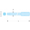 EXR.125 Facom EXR.1 - Embouts standards série 1 pour vis Resistorx®