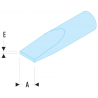ES.125,5T Facom ES.12T - Embouts High Perf' Titane série 1 pour vis à fente